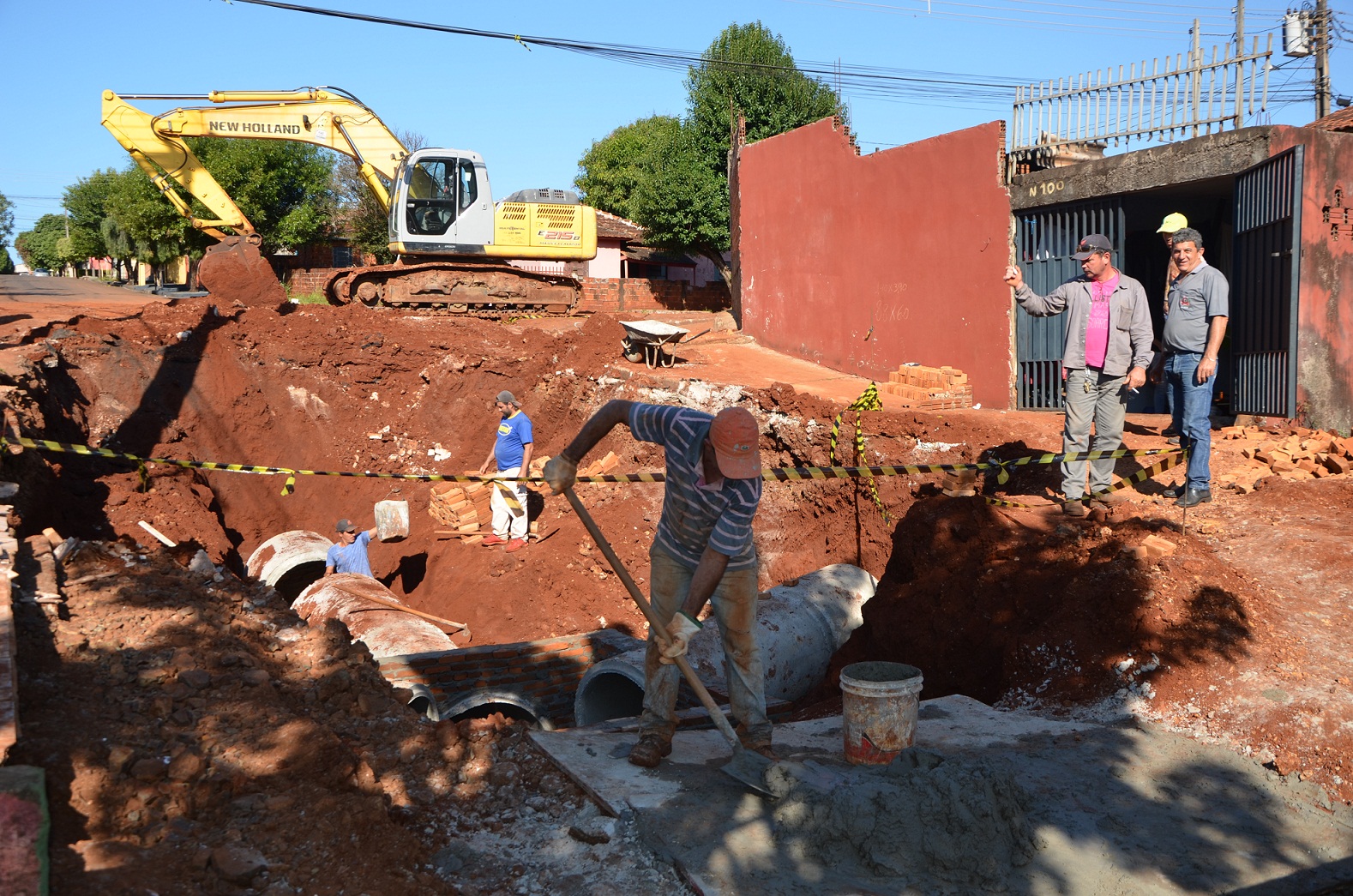 Galerias da Rua Rondônia devem ficam prontas até o final de semana, informou Secretaria de Obras