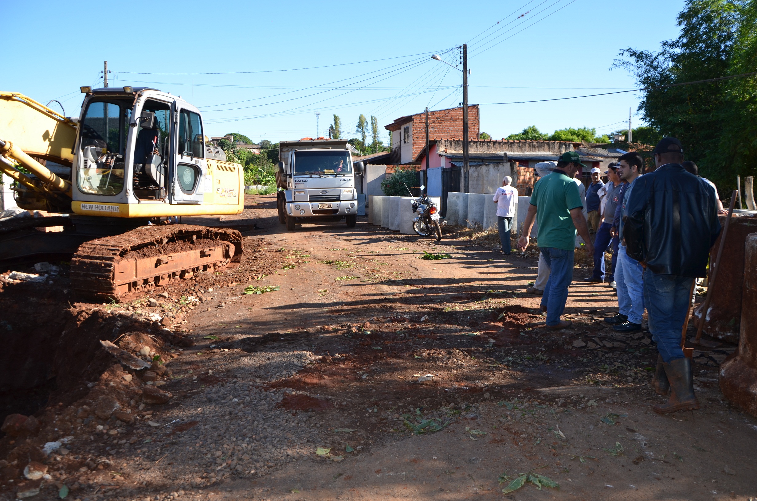 Começam as obras na Rua Rondônia; projeto prevê, além da infraestrutura, adequação ambiental