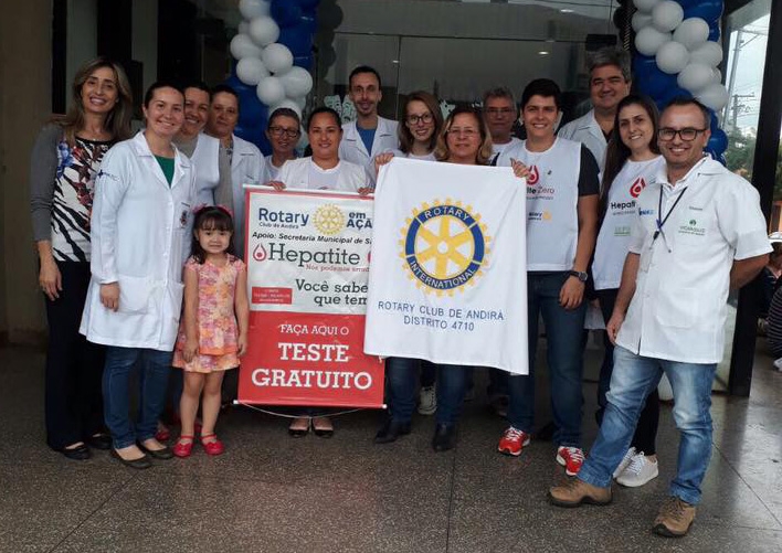 Secretaria de Saúde e Rotary realizaram, neste sábado, campanha de testes rápidos
