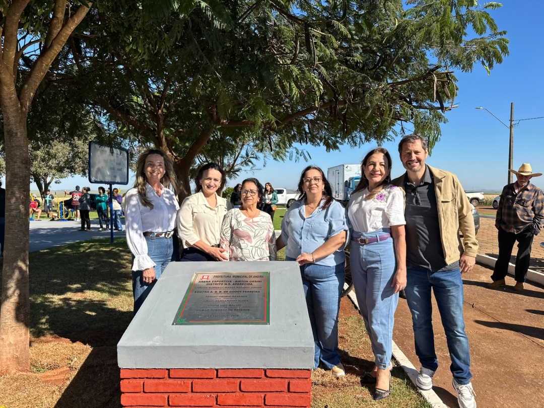 A Prefeitura Municipal de Andirá inaugurou oficialmente, no último sábado (18/07), a Arena Esportiva Airton Orsini, localizada no Distrito Nossa Senhora Aparecida.