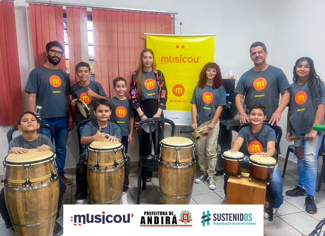 Estão abertas as matrículas para o núcleo Musicou Andirá