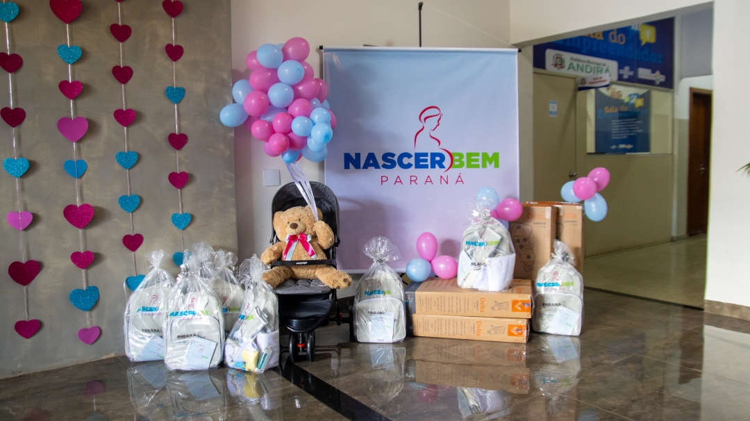 Prefeitura de Andirá realiza entrega de kits do Programa Nascer Bem Paraná