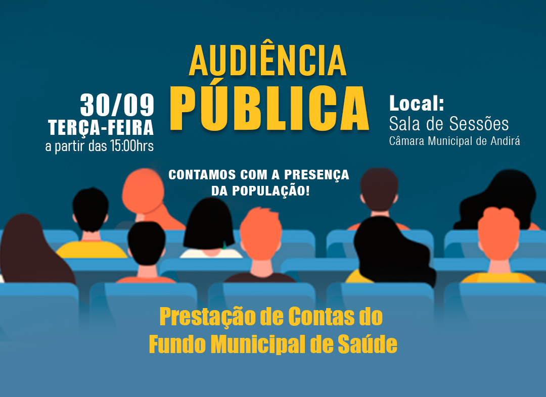 Audiência Pública – Prestação de Contas do Fundo Municipal de Saúde