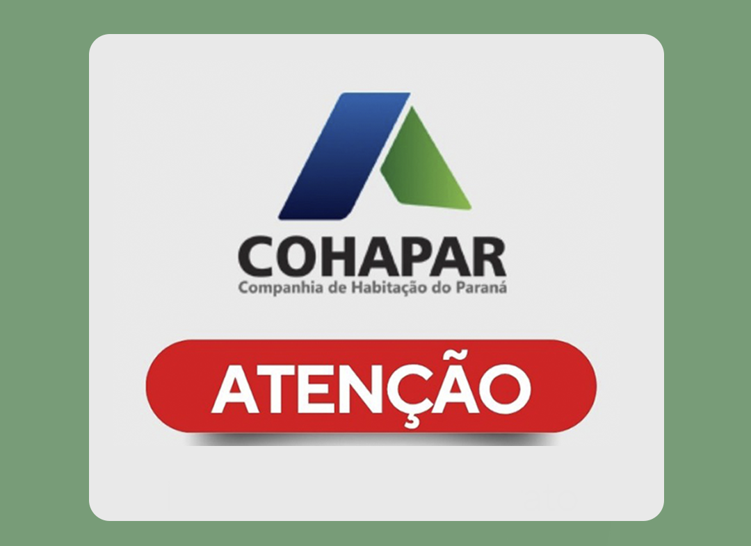 Cohapar anuncia quitação de dívidas habitacionais de até R$ 7 mil sem custos aos mutuários