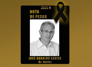 Nota de Pesar - Dr. Xavier