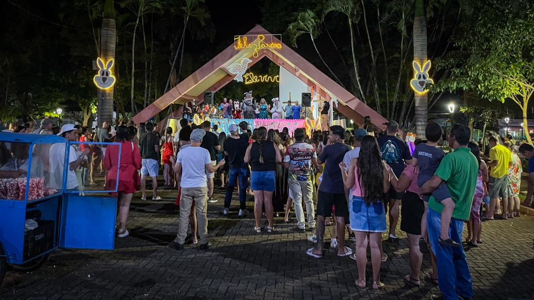Abertura da programação de Páscoa leva encanto ao Distrito Nossa Senhora Aparecida e à Praça Santana