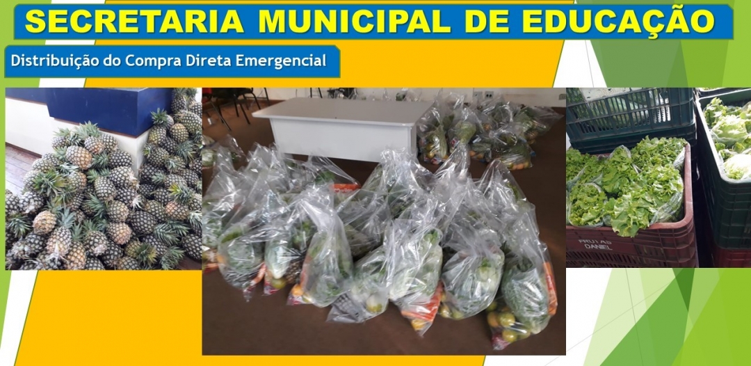 Secretaria de Educação de Andirá entrega cestas do Programa Compra Direta Emergencial