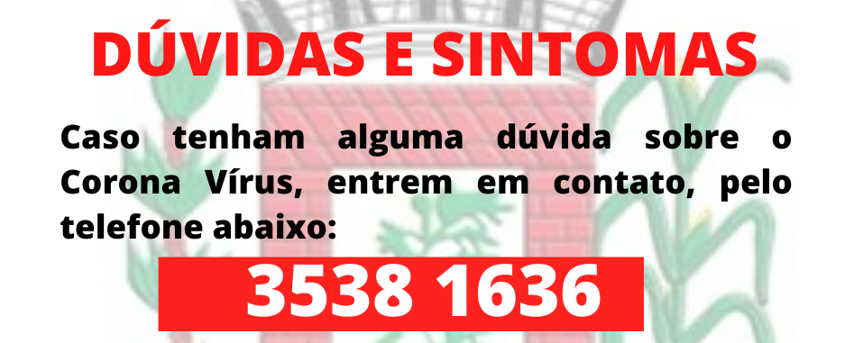 Telefone para dúvidas sobre o Coronavírus
