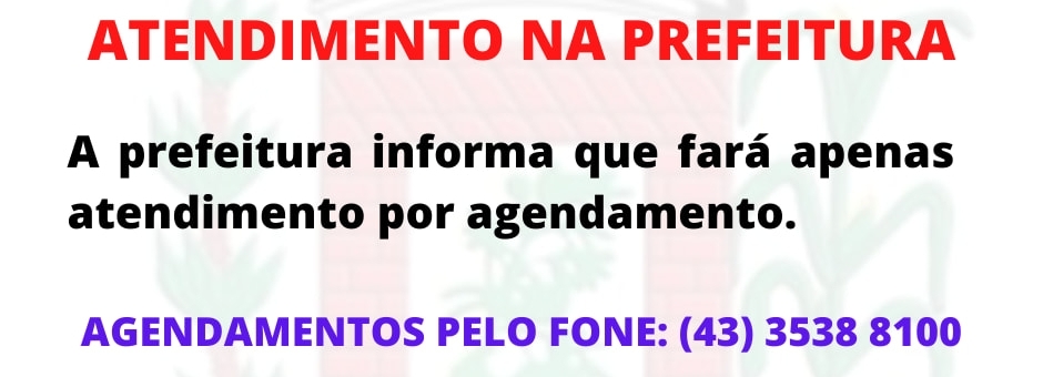 Atendimento da prefeitura 